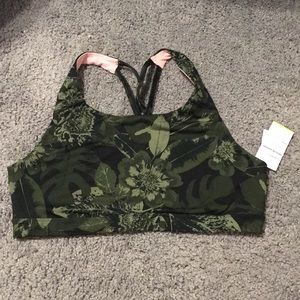 Strappy sports bra
